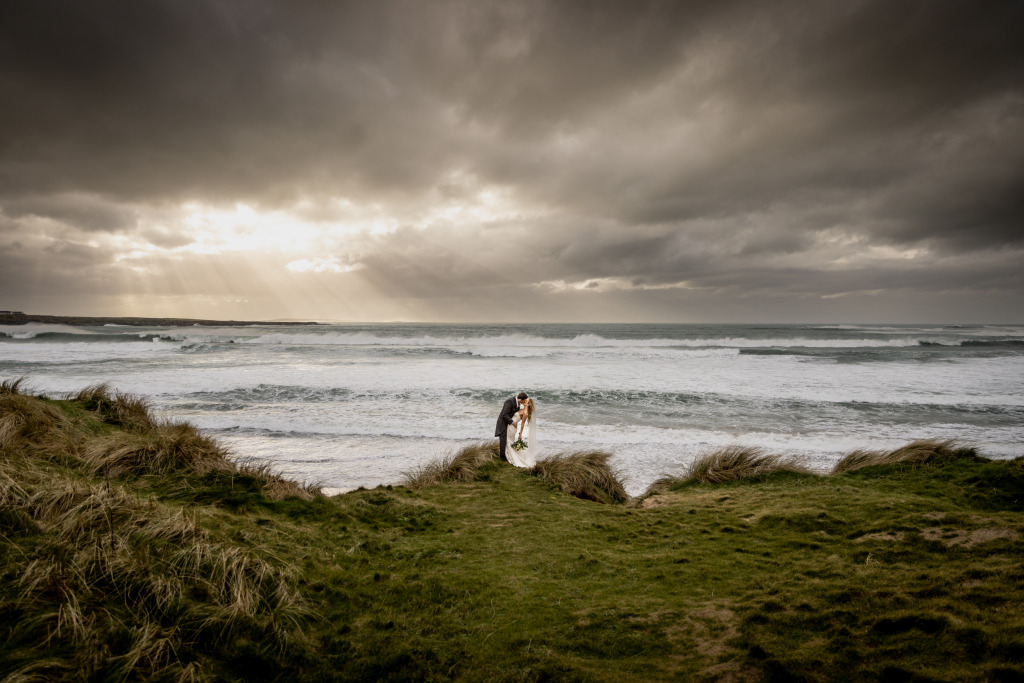 Spanishpoint Sunrays Wedding Photograph